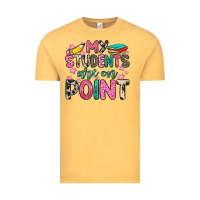 Vintage Mustard my students are on point Vintage Tee - Zillion Design Studio