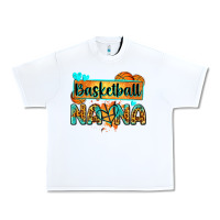White basketball nana with leopard Urban Heavy Tee - Zillion Design Studio