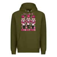 Army Green nuts about  christmas Premium Hoodie - MaliasSmallBusiness