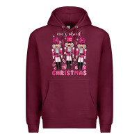 Burgundy nuts about  christmas Premium Hoodie - MaliasSmallBusiness
