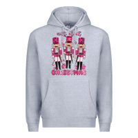 Heather Grey nuts about  christmas Premium Hoodie - MaliasSmallBusiness