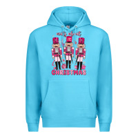 Ocean Blue nuts about  christmas Premium Hoodie - MaliasSmallBusiness