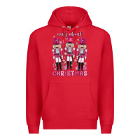 Red nuts about  christmas Premium Hoodie - MaliasSmallBusiness