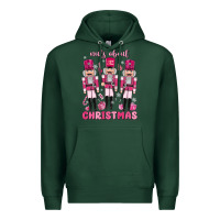 Sports Green nuts about  christmas Premium Hoodie - MaliasSmallBusiness