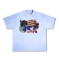 Grape Ice usa  statue of liberty Urban Heavy Tee - BarkalooDesign
