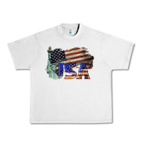 Lunar Rock usa  statue of liberty Urban Heavy Tee - BarkalooDesign