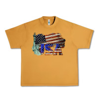Peanut Butter usa  statue of liberty Urban Heavy Tee - BarkalooDesign