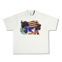 Pistachio usa  statue of liberty Urban Heavy Tee - BarkalooDesign