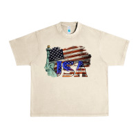 Sandshell usa  statue of liberty Urban Heavy Tee - BarkalooDesign