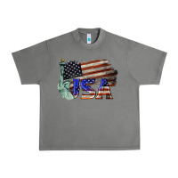 Tornado usa  statue of liberty Urban Heavy Tee - BarkalooDesign