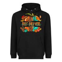 Black bus driver pumpkin Heavyweight Hoodie - NancyCooperArtShop