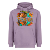 Lavender bus driver pumpkin Heavyweight Hoodie - NancyCooperArtShop