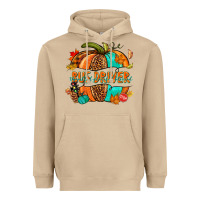 Mushroom bus driver pumpkin Heavyweight Hoodie - NancyCooperArtShop