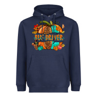 Navy bus driver pumpkin Heavyweight Hoodie - NancyCooperArtShop