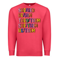 Cardinal lgbtq pronouns Premium Sweatshirt - MaliasSmallBusiness