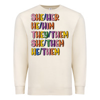 Lgbtq Pronouns Premium Sweatshirt | Teevron