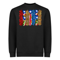 Black puerto rico republic brushstrokes Heavyweight Sweatshirt - RanaPortraitStore