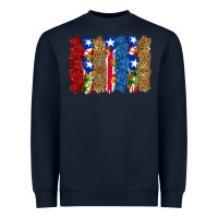 Navy puerto rico republic brushstrokes Heavyweight Sweatshirt - RanaPortraitStore