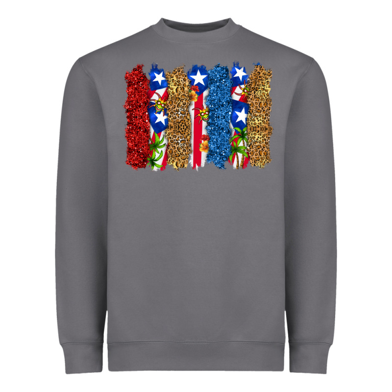 Puerto Rico Republic Brushstrokes Heavyweight Sweatshirt by RanaPortraitStore | Teevron