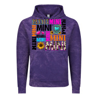 Cloud Purple mini gemstone sunflower Vintage Hoodie - texasbilliewilder
