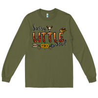 Army Green sassy little soul Long Sleeve Tee - CowhideDigitalArt