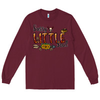 Burgundy sassy little soul Long Sleeve Tee - CowhideDigitalArt
