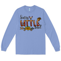 Colony Blue sassy little soul Long Sleeve Tee - CowhideDigitalArt