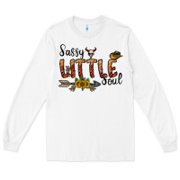 White sassy little soul Long Sleeve Tee - CowhideDigitalArt