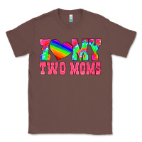 Chestnut i love my two moms Classic Tee - HRA Design Shop