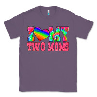 Lavender i love my two moms Classic Tee - HRA Design Shop