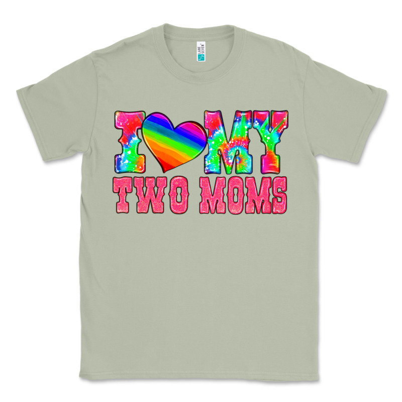 I Love My Two Moms Classic Tee by HRA Design Shop | Teevron