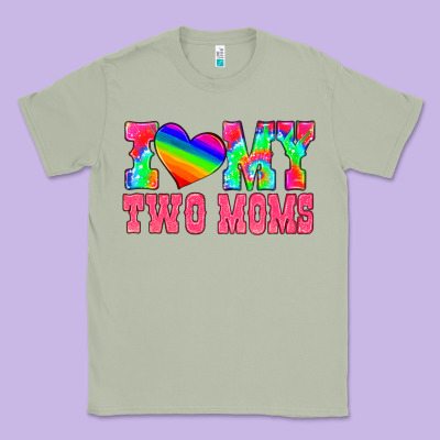 I Love My Two Moms Classic Tee Designed By Hra Design Shop