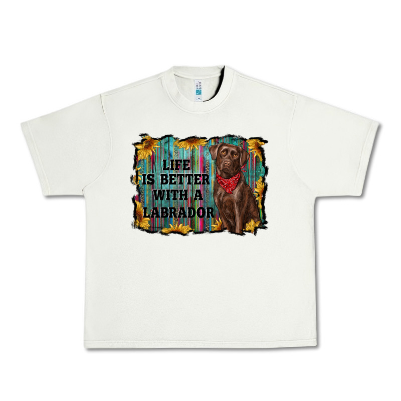 Life Is Better With A Labrador Urban Heavy Tee by RanaPortraitStore | Teevron