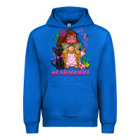Cobalt cat mom  life gnome Urban Hoodie - BarkalooDesign