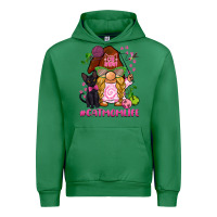 Emerald cat mom  life gnome Urban Hoodie - BarkalooDesign
