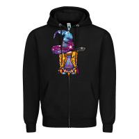 Black witch gnome with poison Zipper Hoodie - BundleAndBundleShop