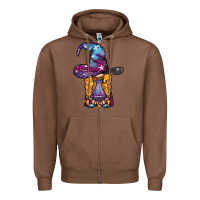 Chestnut witch gnome with poison Zipper Hoodie - BundleAndBundleShop