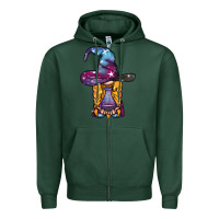 Sports Green witch gnome with poison Zipper Hoodie - BundleAndBundleShop
