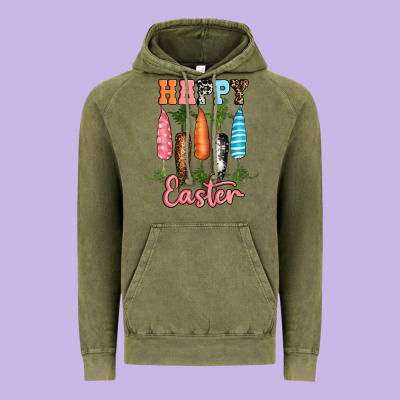 Vintage Hoodie Happy Easter