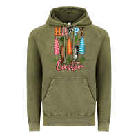 Vintage Olive Happy Easter Vintage Hoodie - RanaPortraitStore