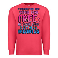 Cardinal 2 places you can stay for free in your lane and ou Premium Sweatshirt - MaliasSmallBusiness