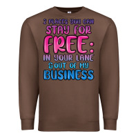 Chestnut 2 places you can stay for free in your lane and ou Premium Sweatshirt - MaliasSmallBusiness