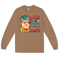 Toasted Coconut drink in my hand toes in the sand Long Sleeve Tee - HRA Design Shop