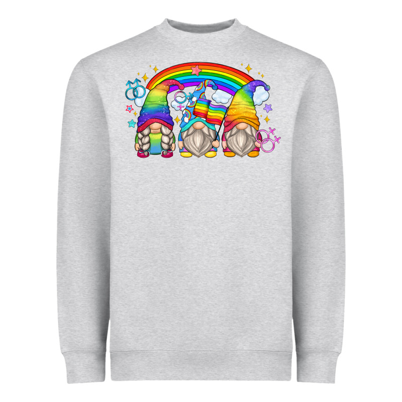 Lgbt Gnomes Heavyweight Sweatshirt by Zillion Design Studio | Teevron