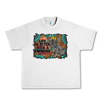 Lunar Rock life is better with a frenchie Urban Heavy Tee - RanaPortraitStore