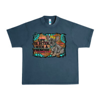 Midnight Navy life is better with a frenchie Urban Heavy Tee - RanaPortraitStore