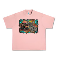 Salmon life is better with a frenchie Urban Heavy Tee - RanaPortraitStore