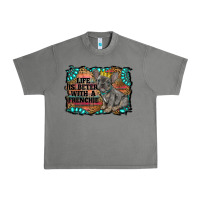 Tornado life is better with a frenchie Urban Heavy Tee - RanaPortraitStore
