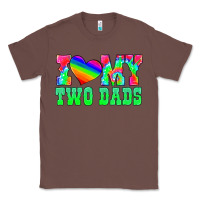 Chestnut i love my two dads Classic Tee - HRA Design Shop