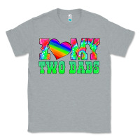Heather Grey i love my two dads Classic Tee - HRA Design Shop